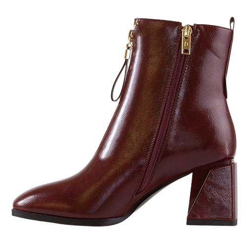 Una Healy Ankle Boots - Opalite - Burgundy