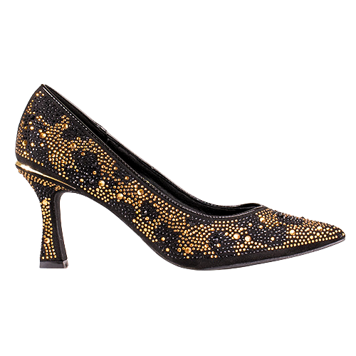 Una Healy Court Heel - Run It Up - Black/Gold
