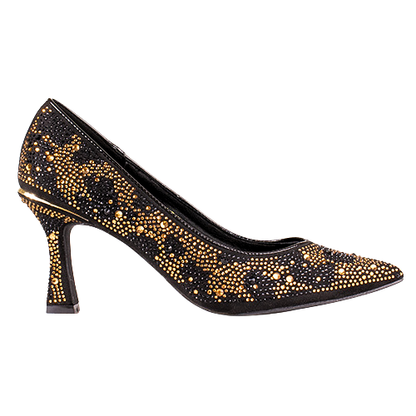 Una Healy Court Heel - Run It Up - Black/Gold