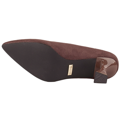 Una Healy  Dressy Court Heel - Endless - Brown Suede