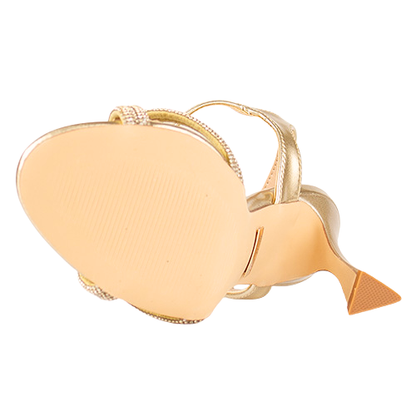 Una Healy Dressy Heel - Into Dust - Gold
