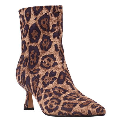 Una Healy Dressy Heeled Ankle Boots - In My Room - Leopard