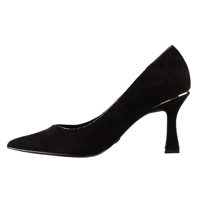Una Healy  Dressy Heeled Pumps - Run It Up - Black Suede