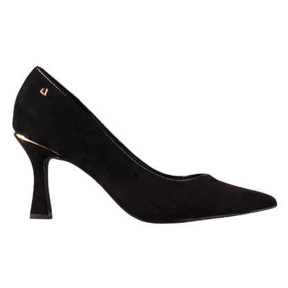 Una Healy  Dressy Heeled Pumps - Run It Up - Black Suede