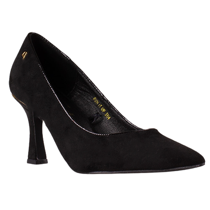 Una Healy  Dressy Heeled Pumps - Run It Up - Black Suede