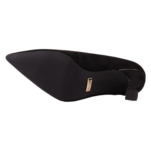 Una Healy  Dressy Heeled Pumps - Run It Up - Black Suede