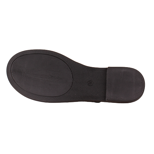 Una Healy Ladies Flat Sandals - Blank Space - Black