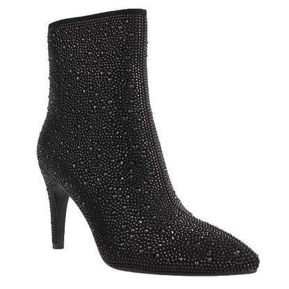 Una Healy Dressy Heeled  Ankle Boots - It Had To Be You - Black Sparkle