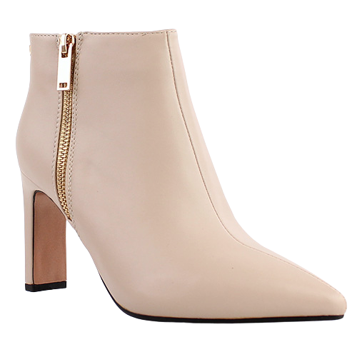 Una Healy Dressy Heeled  Ankle Boots - Love Song - Beige