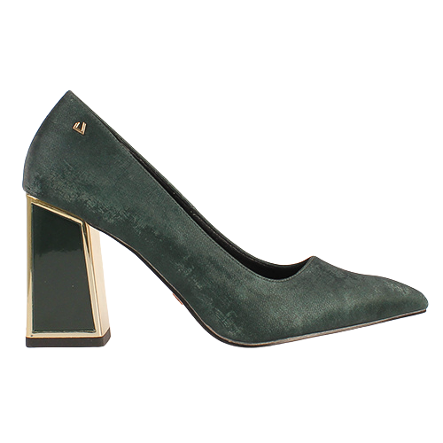 Una Healy Dressy  Block Heels - Iris - Green