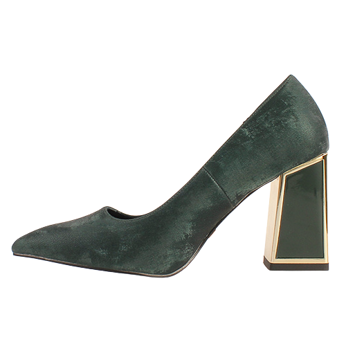 Una Healy Dressy  Block Heels - Iris - Green