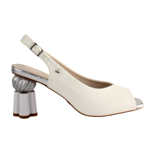 Una Healy Sling Back Heels - Alone Together - White