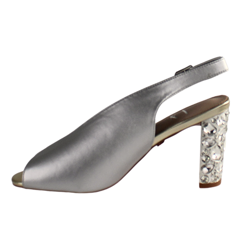 Una Healy Ladies Dressy Heels - Straight Life - Silver
