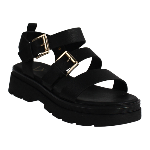 Una Healy Chunky Sandals - Something - Black