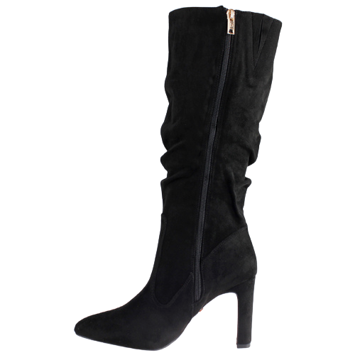 Una Healy Knee Boots - Famous Five - Black