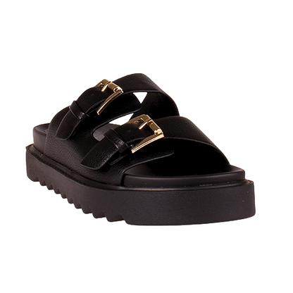 Una Healy Ladies Sliders - Mustang - Black