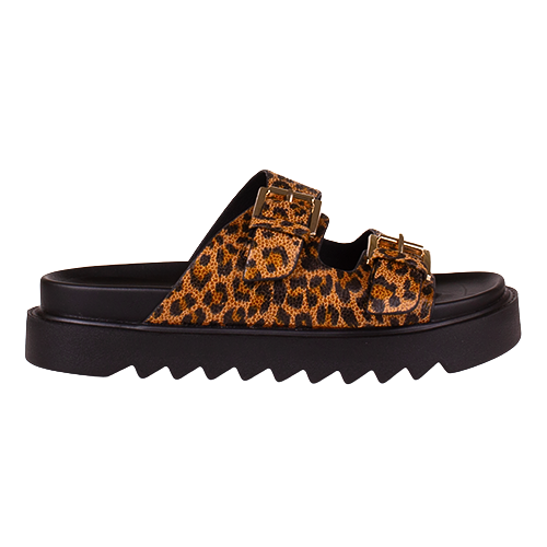 Una Healy Ladies Sliders - Mustang - Leopard