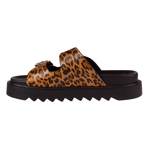 Una Healy Ladies Sliders - Mustang - Leopard