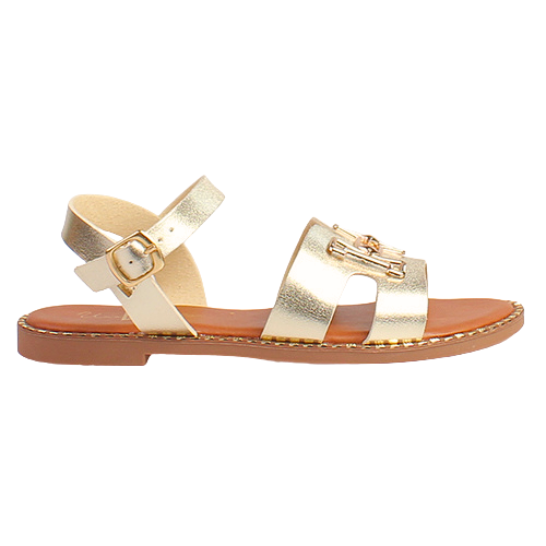 Una Healy Ladies Flat Sandals - Viva/Driftin - Gold