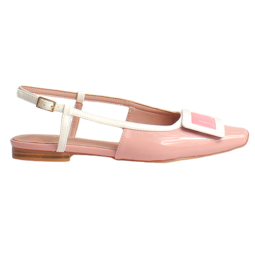 Una Healy Ladies Sling Back Flats - Step It Up - Pink