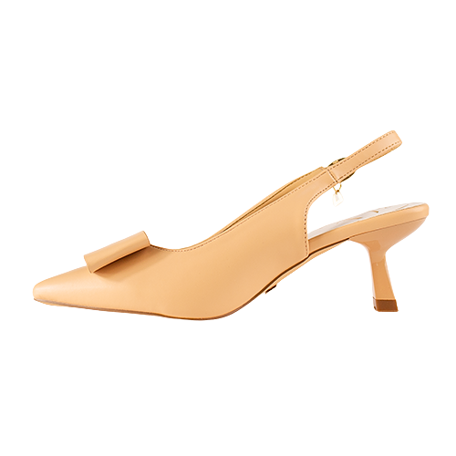 Una Healy Ladies Sling Back Heels - Bubblepop - Biscuit