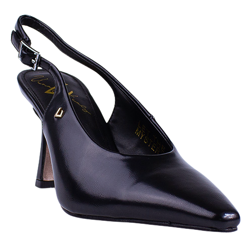 Una Healy Ladies Slingback Pumps - Let The Mystery - Black