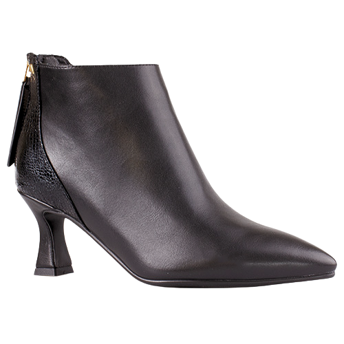 Una Healy Dressy Heeled  Ankle Boots - Manchild - Black
