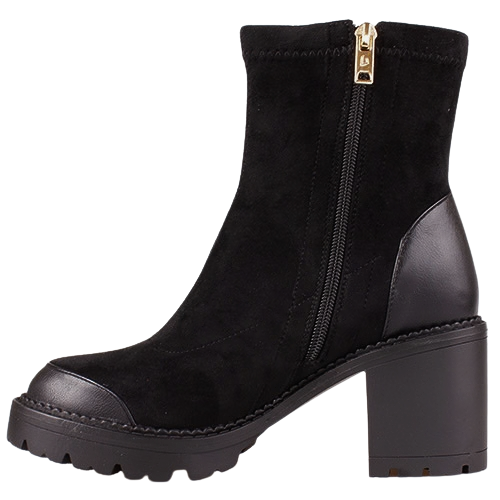 Una Healy Platform Ankle Boots - Porch Light - Black