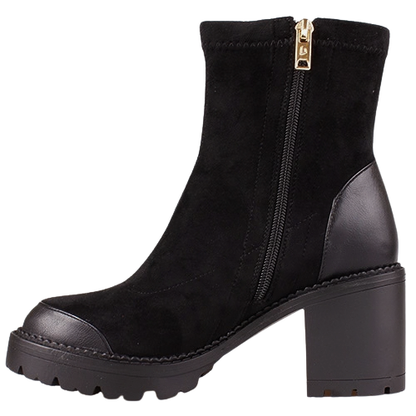 Una Healy Platform Ankle Boots - Porch Light - Black