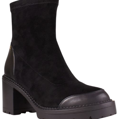 Una Healy Platform Ankle Boots - Porch Light - Black