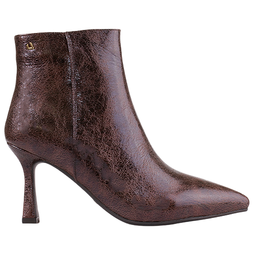 Una Healy Dressy Heeled Ankle Boots - Risk It All - Burgundy