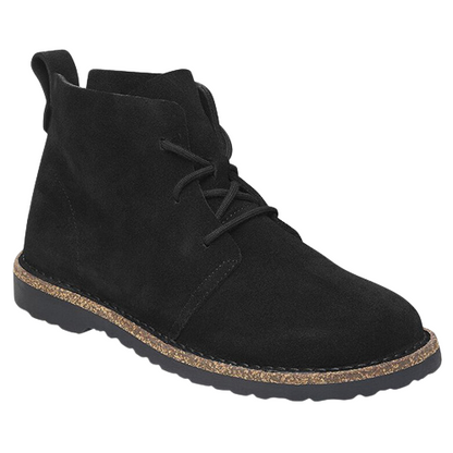 Birkenstock Ladies Suede Leather Boot - Uppsala Chukka - Black