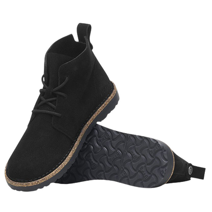 Birkenstock Ladies Suede Leather Boot - Uppsala Chukka - Black