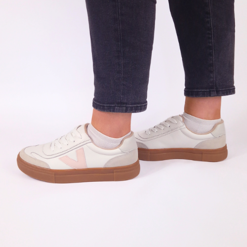 Drilleys Ladies Trainers - Eighty - Chalky Blush