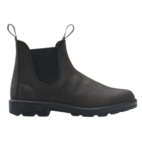 Blundstone Waxed Suede Chelsea Boots - 2610 - Dark Brown