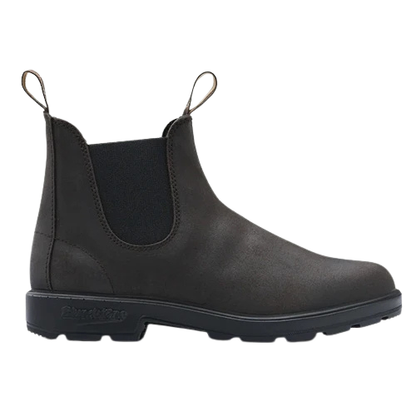 Blundstone Waxed Suede Chelsea Boots - 2610 - Dark Brown