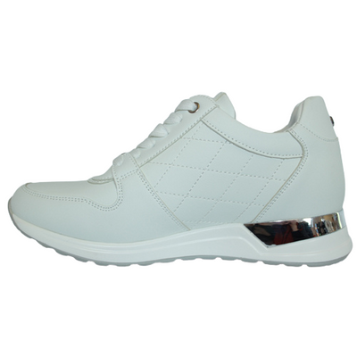 Tommy Bowe Wedge Trainers - Reynolds - White