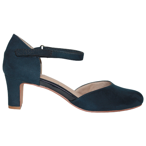 Jana Ankle Strap Pumps - 24460 - Navy