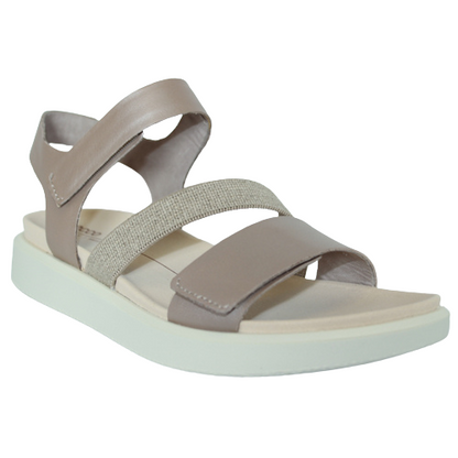 Ecco Wedge Sandals - 273713 - Metallic