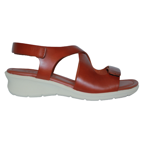 Ecco Wedge Sandals - 216643 - Tan