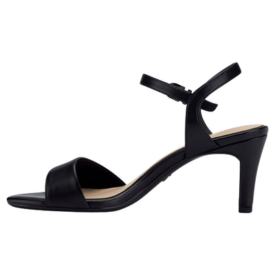Tamaris Ladies Heeled Sandals - 28008-20 - Black Matt