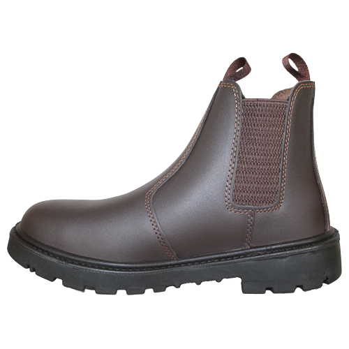 Grafters Safety Toe Cap Boots - M808B - Brown