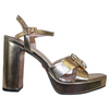 Una Healy Platform Sandals - Feels So Right - Gold