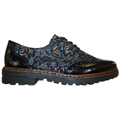 Rieker Brogues - 54801-90 - Black