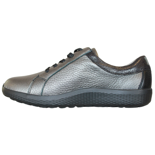 Waldlaufer Wide Fit Walkers - 634002 - Metallic Black - Greenes Shoes