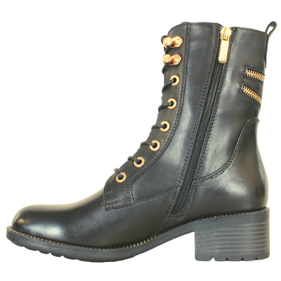 Regard Le Ciel  Ankle Boots- Emily-38 - Black