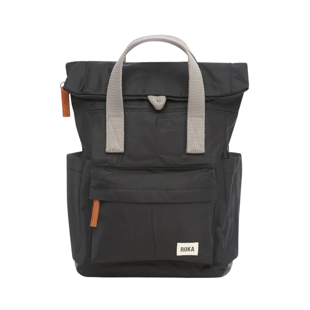 Roka Sustainable Backpack - Canfield B Small -  Black