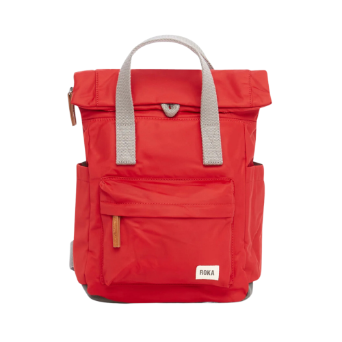 Roka Sustainable Backpack - Canfield B Small - Red