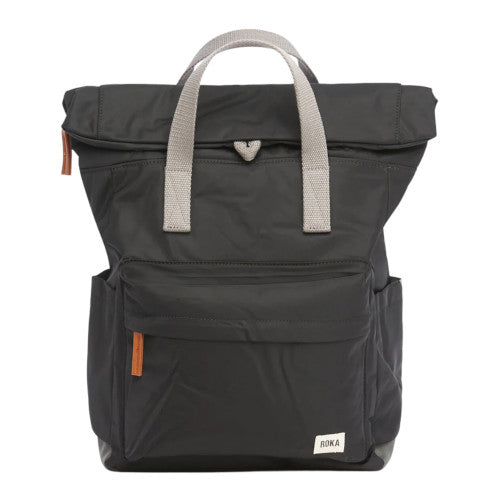 Roka Sustainable Backpack - Canfield B Medium - Black