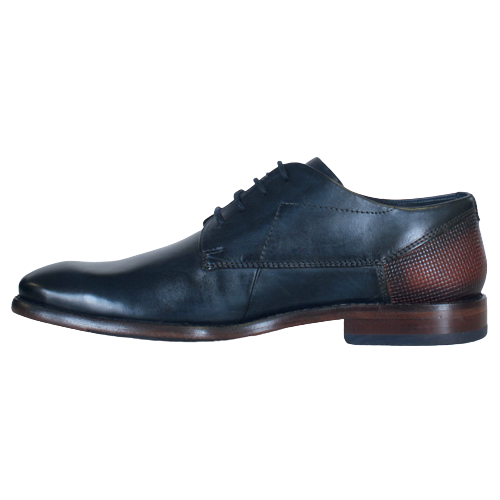 Bugatti Mens Dressy Shoe - 311. AEMO1 - Navy - Greenes Shoes